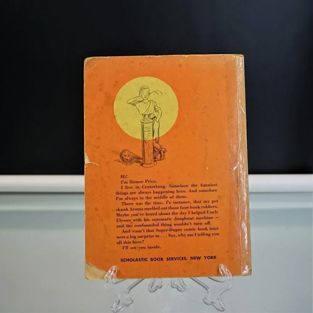 Homer Price By Robert McCloskey 1965 Vintage Children Book Scholastic Paper Back